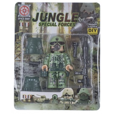Игрушечный набор Space Baby Jungle Special Forces фигурка и аксессуары 6 видов