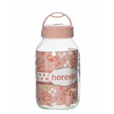 Диспенсер для напитков HEREVIN Beverage PINK, 3 л (137600-508)