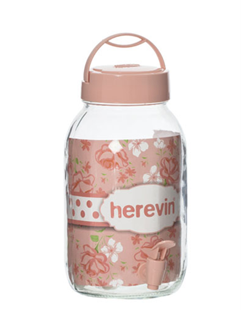 Диспенсер для напитков HEREVIN Beverage PINK, 3 л (137600-508)