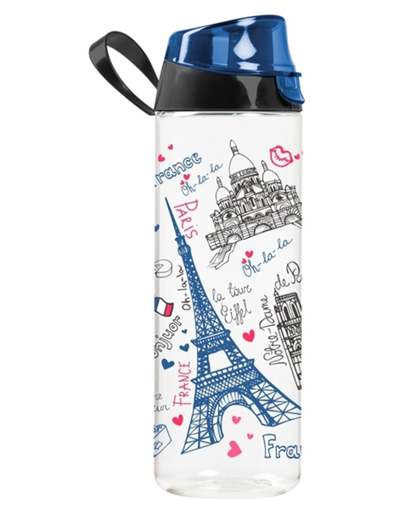 Бутылка д/воды пл. HEREVIN PARIS 0.75 л д/спорта (161506-014)