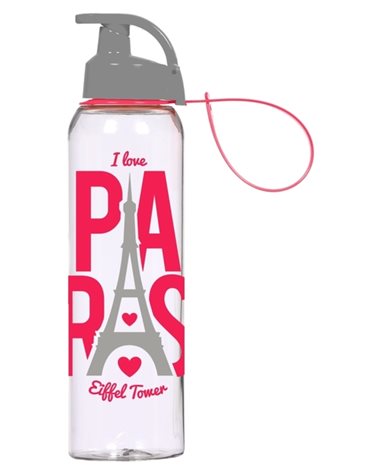 Бутылка д/воды пл. HEREVIN PARIS Hanger 0.75 л д/спорта (161405-200)