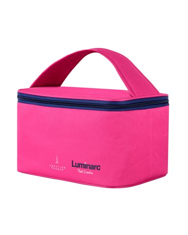 контейнер LUMINARC PURE BOX ACTIVE /НАБОР/прям./380+820+1220 мл+pink Bag (P9972)