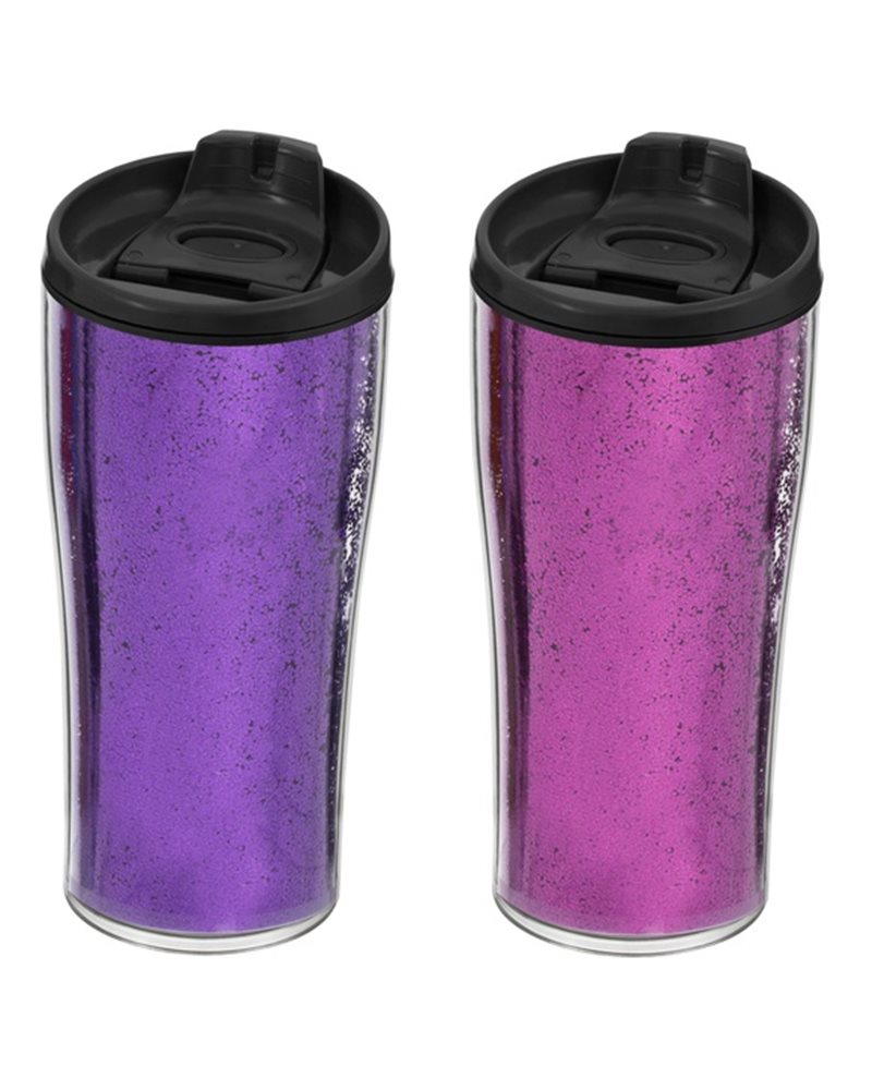 Т/Кружка HEREVIN Pink&Purple Glitter Powder MIX 440 мл (161483-014)