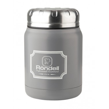 Термос для еды RONDELL RDS-943 Picnic Grey 0.5 л (RDS-943)