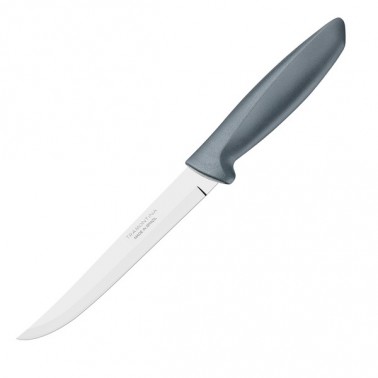Нож TRAMONTINA PLENUS grey нож д/нарезки 152мм инд.блистер (23441/166)