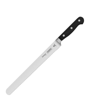 Нож TRAMONTINA CENTURY нож слайсер 254мм зубч.лезв инд.блист (24012/110)