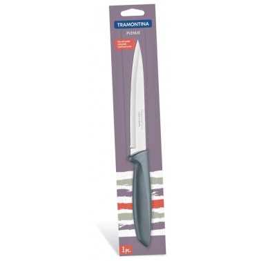 Нож TRAMONTINA PLENUS grey нож раздел. 152мм инд.блистер (23424/166)