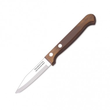 Нож TRAMONTINA POLYWOOD нож д/овощей 76 мм (орех) инд.уп. (21118/193)