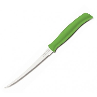 Нож TRAMONTINA ATHUS нож д/томатов 127мм зелёный инд.пл.блистер (23088/925)