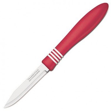 Наборы ножей TRAMONTINA COR & COR набор д/овощей 2 шт 76 мм красная ручка (23461/273)