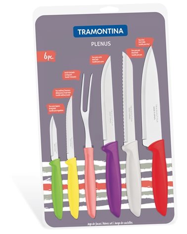 Набор ножей TRAMONTINA PLENUS, 6 предметов (23498/916)