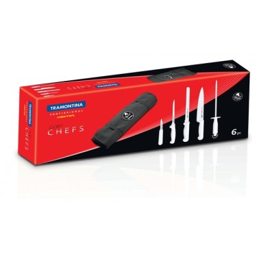 Нож TRAMONTINA PROFISSIONAL MASTER набор ножей CHEFS 6пр (24699/816)