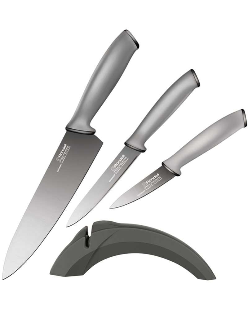 Наборы ножей RONDELL RD-459 4 пр. Kronel Набор ножей с точилкой (RD-459)