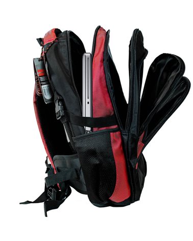 Рюкзак Enrico Benetti Barbados с отделом для ноутбука 17' черно-красный, 40 л, 33*48*25 см Eb62014 618
