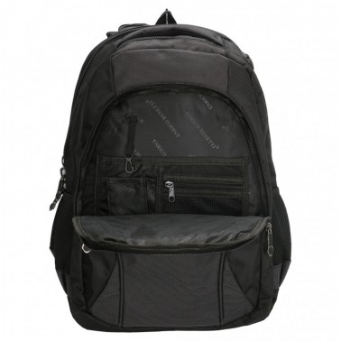 Рюкзак Enrico Benetti Barbados с отделом для ноутбука 17' черный, 39 л, 33*45*26 см Eb62011 001 (Eb62011 001)
