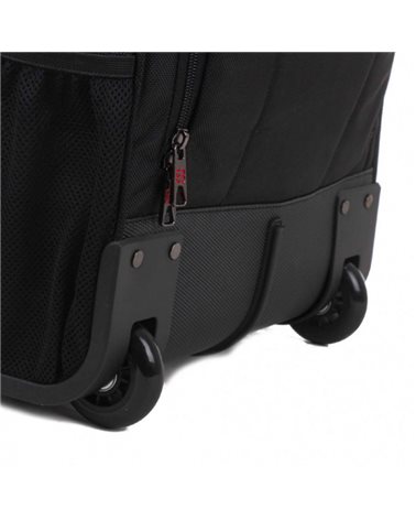 Рюкзак Enrico Benetti Cornell на 2 колесах, отдел для ноутбука 17' черный, 55 л, 35*50*32 см Eb47085 001 (Eb47085 001)