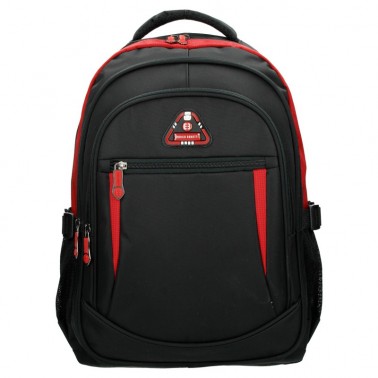 Рюкзак Enrico Benetti Sevilla с отделом для ноутбука 15.6' черно-красный, 34 л, 32*44*24 см Eb62027 618 (Eb62027 618)