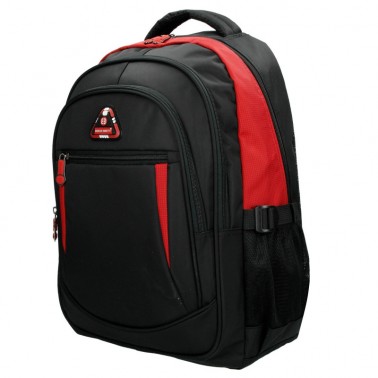 Рюкзак Enrico Benetti Sevilla с отделом для ноутбука 15.6' черно-красный, 34 л, 32*44*24 см Eb62027 618