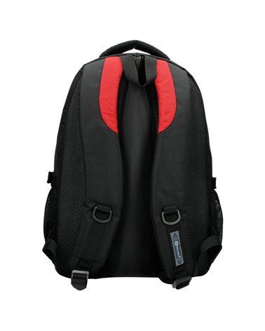 Рюкзак Enrico Benetti Sevilla с отделом для ноутбука 15.6' черно-красный, 34 л, 32*44*24 см Eb62027 618